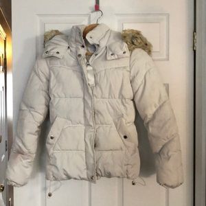 Xsmall white winter jacket